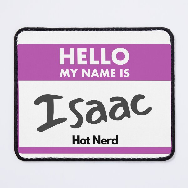 Item preview, Isaac Name badge from The True Love Experiment designed and sold by Binatoes.