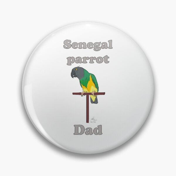 Item preview, Papá loro de Senegal designed and sold by Laughing Parrot Studio.