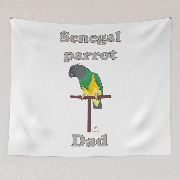 Item preview, Senegal Parrot Dad designed and sold by Laughing Parrot Studio.