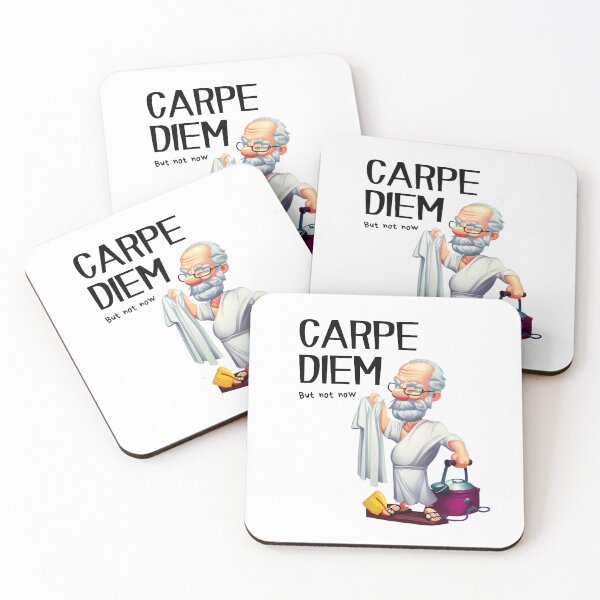 Item preview, Carpe diem, but not now designed and sold by sombradelsabio.