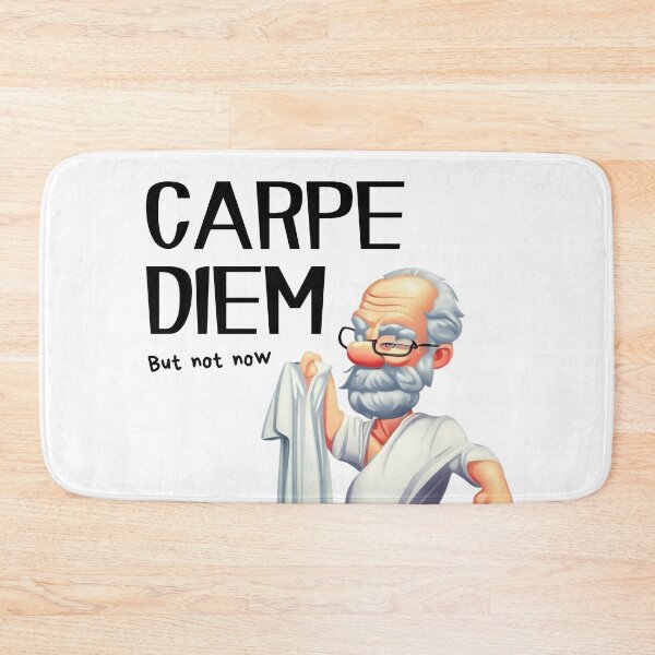 Item preview, Carpe diem, but not now designed and sold by sombradelsabio.