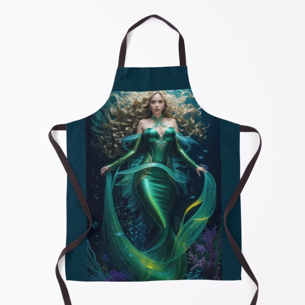 Item preview, Blonde Mermaid - graphic by Arthur Ingram for moxymermaid at BabeMonetArt designed and sold by MoxyMermaid.