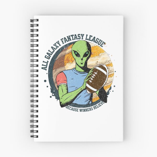 Item preview, All Galaxy Fantasy League Funny Alien UFO Fantasy Football designed and sold by The Masked Designer.