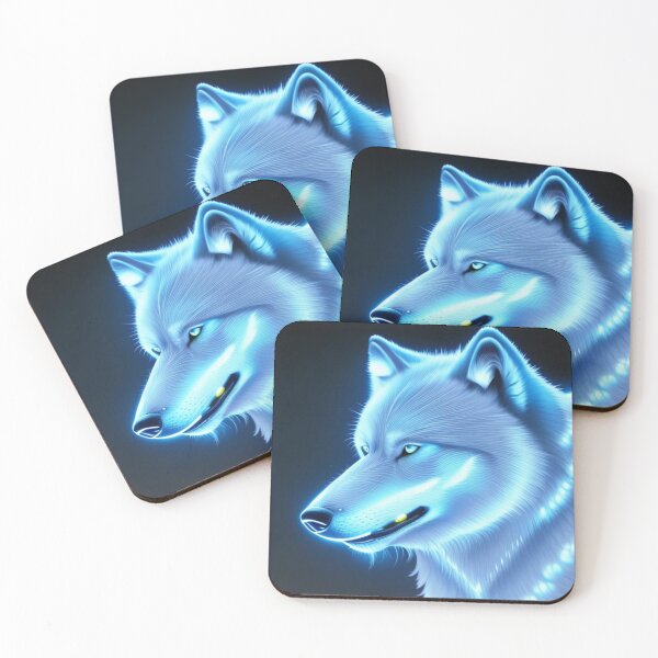 Item preview, Bioluminescent wolf  designed and sold by Roxburylane.
