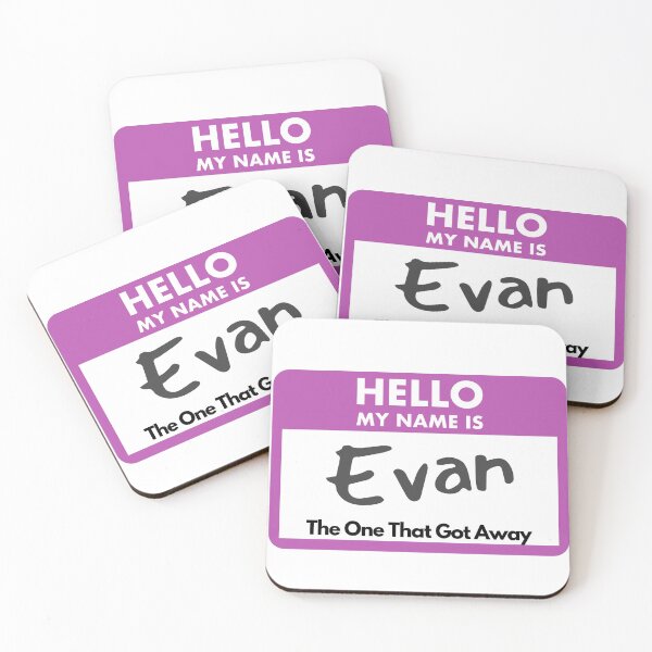 Item preview, evan name tag the true love experiment book designed and sold by Binatoes.