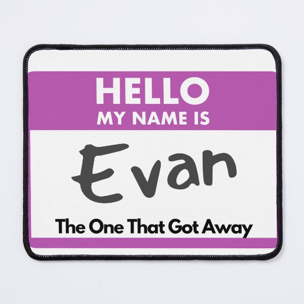 Item preview, evan name tag the true love experiment book designed and sold by Binatoes.