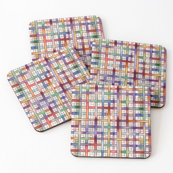 Item preview, A colorful plaid pattern designed and sold by TogetherDshop.