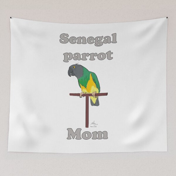 Item preview, Senegal Parrot Dad designed and sold by Laughing Parrot Studio.