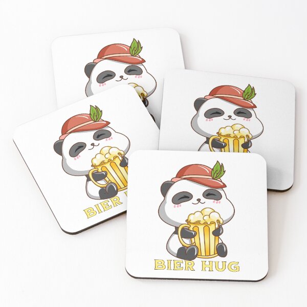 Item preview, Oktoberfest Bier Hug Panda Pun designed and sold by HolidayBug.