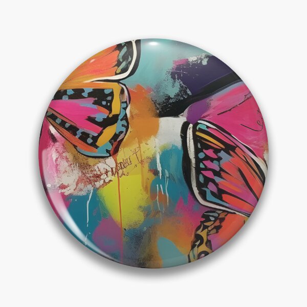 Item preview, Multicolored flying butterflies designed and sold by LeitesArt.