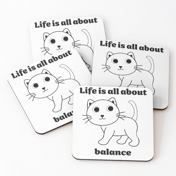 Item preview, Life is all about balance for a tripawd cat designed and sold by leilathetripawd.