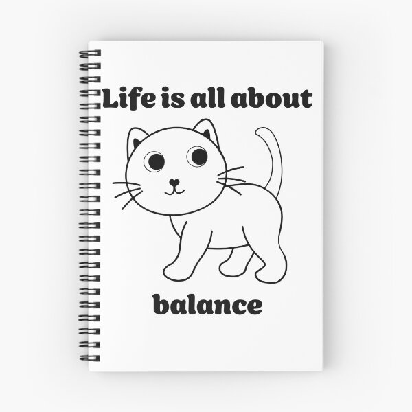 Item preview, Life is all about balance for a tripawd cat designed and sold by leilathetripawd.