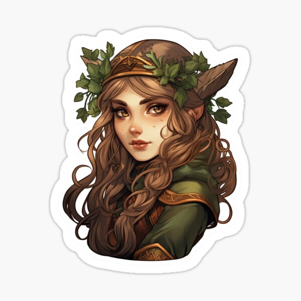 D&D Artic Female Fighter Sticker for Sale by TellezStickers