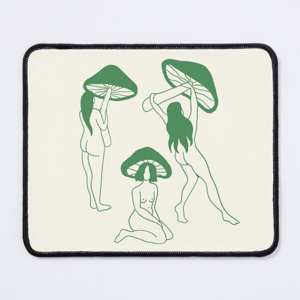 Item preview, Mushroom Ladies Minimalist Line Art designed and sold by Haley Schulz.