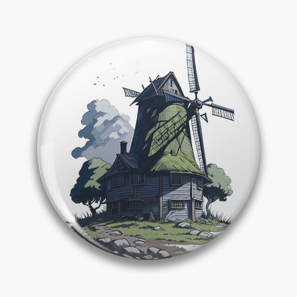 Item preview, Windmill designed and sold by Gooddaycanvas.