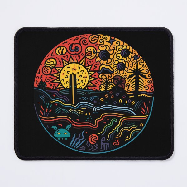 Item preview, Desert - Pre-Columbian Pop Art Fusion designed and sold by SADStyleDesigns.