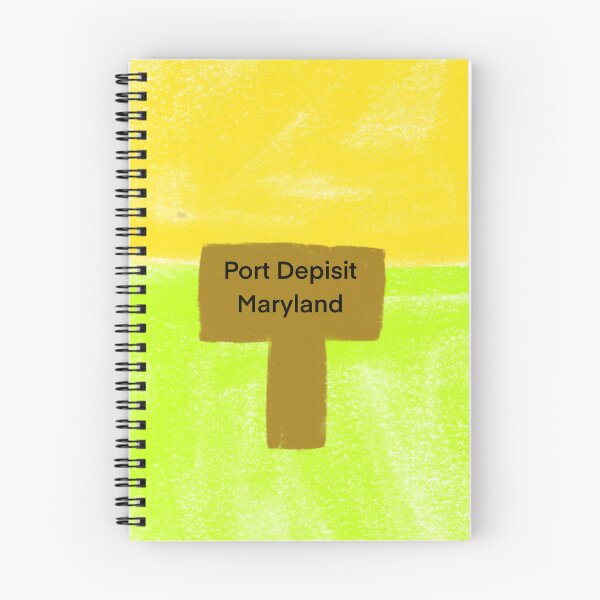 Item preview, A drawing of a Port Deposit Maryland sign. designed and sold by lukesubbby.