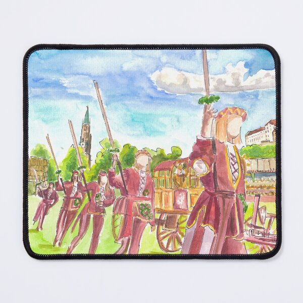 Item preview, Ceremonial entry of the wedding carriage on the festival and tournament place in Landshut designed and sold by artshop77.