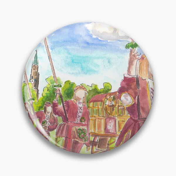 Item preview, Ceremonial entry of the wedding carriage on the festival and tournament place in Landshut designed and sold by artshop77.