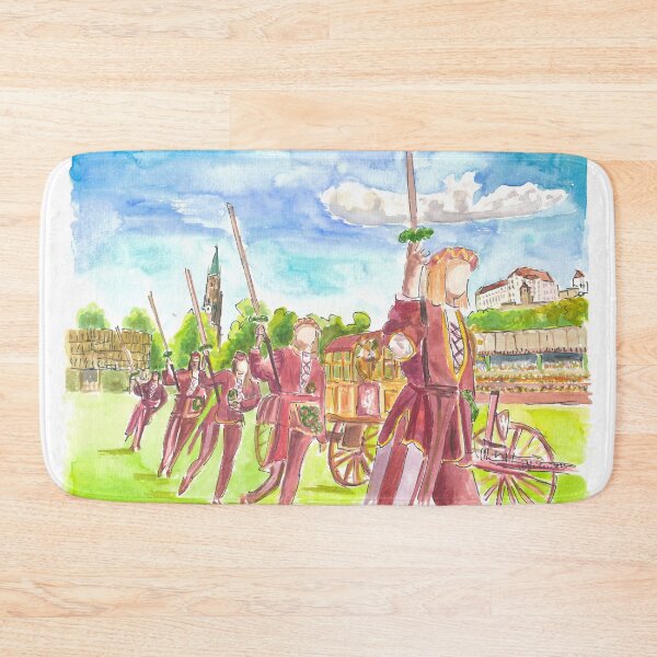 Item preview, Ceremonial entry of the wedding carriage on the festival and tournament place in Landshut designed and sold by artshop77.