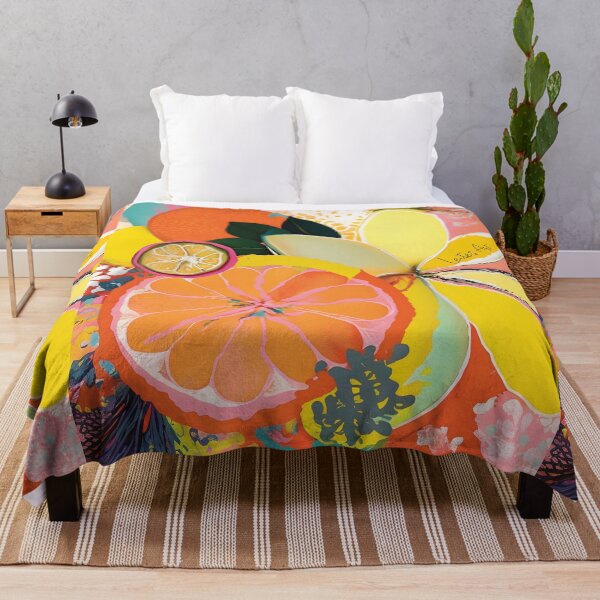 Item preview, I love juicy oranges fresh lemons and colorful flowers combined designed and sold by LeitesArt.