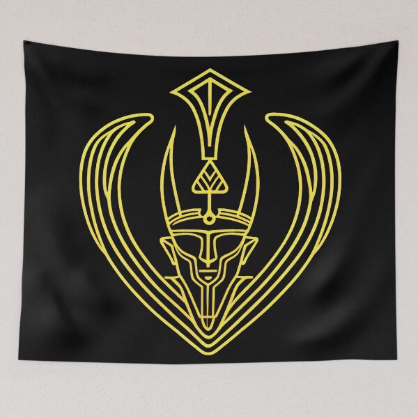 Item preview,  yellow and black logo horned helmet designed and sold by Enga6.