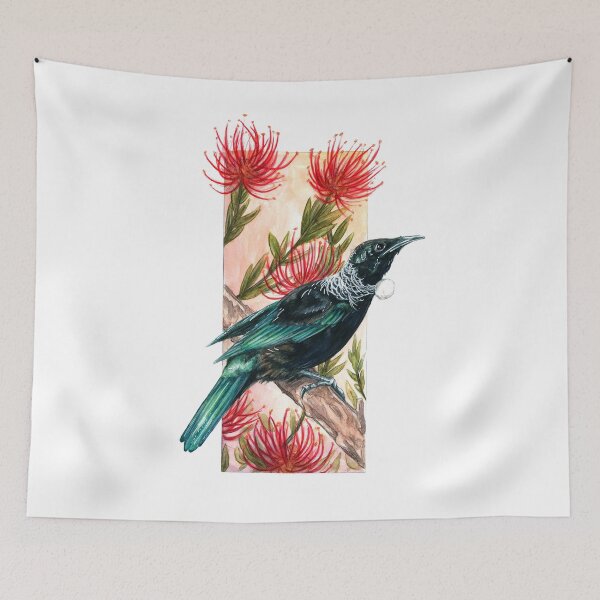 Artikelvorschau, Neuseeland Tui in Pohutukawa entworfen und verkauft von primalarc.