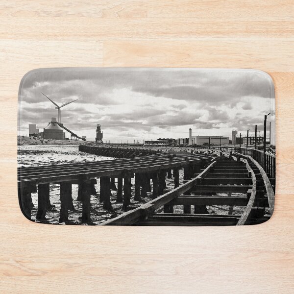 Item preview, The Old Coal Staithes - Monochrome designed and sold by Violaman.