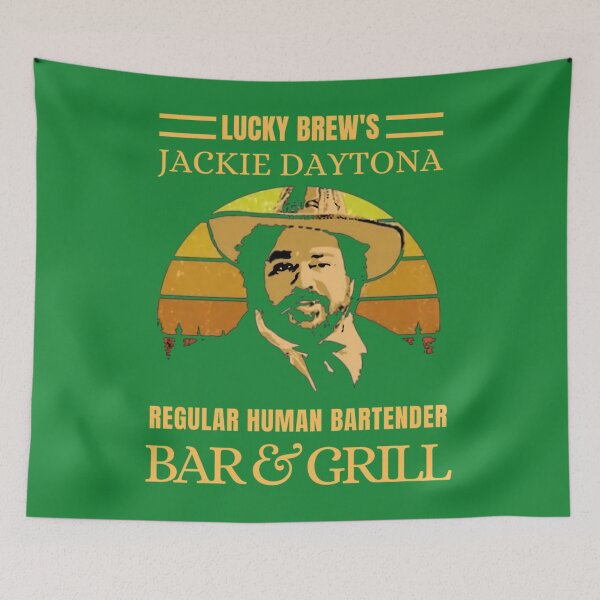 Item preview, Lucky Brews Jackie Daytona Regular Human Bartender  Bar And Grill Vintage Retro    	 designed and sold by lawlsbdy38.