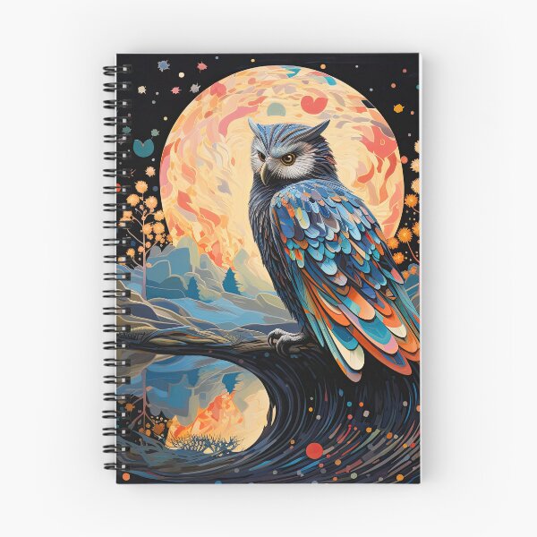 Aperçu de l'œuvre Chouette de minuit créée et vendue par Pedra Panda.