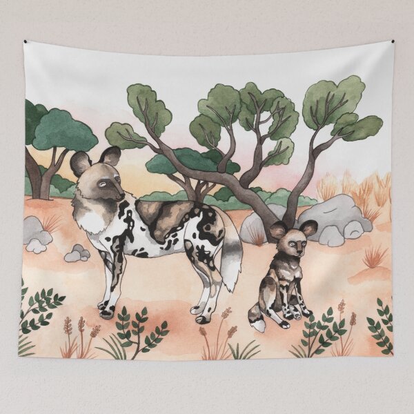 Item preview, African Wild Dogs designed and sold by LittleCanoe.
