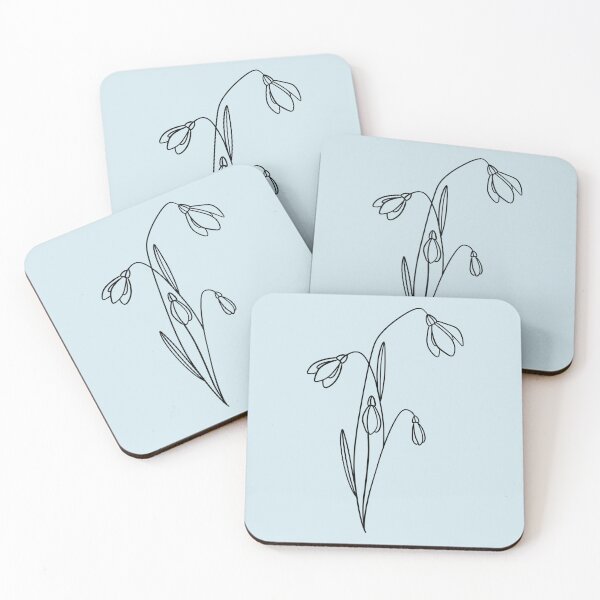 Item preview, January Birth Flower - Snow Drop - Minimal Illustration designed and sold by MRagan-Design.