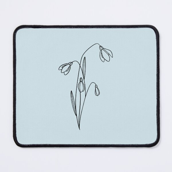 Item preview, January Birth Flower - Snow Drop - Minimal Illustration designed and sold by MRagan-Design.