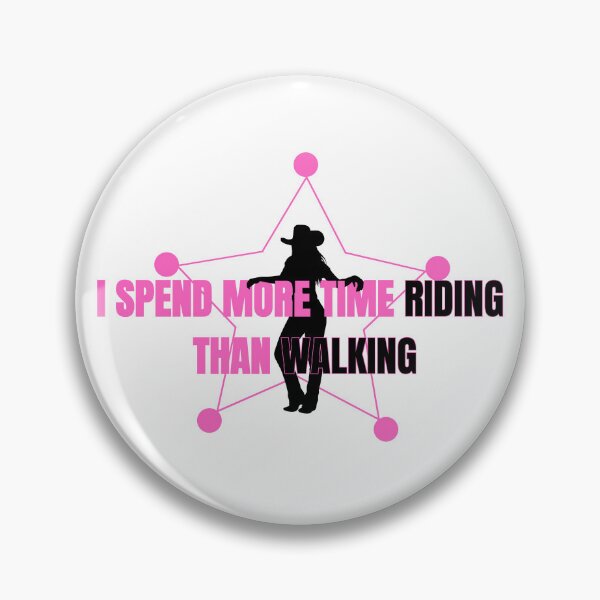 Item preview, "I spend more time riding than running" Cowgirl designed and sold by jiminsyeol.