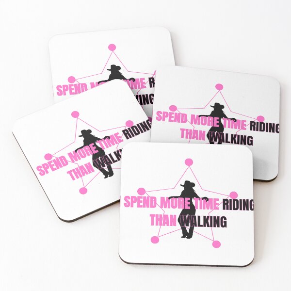 Item preview, "I spend more time riding than running" Cowgirl designed and sold by jiminsyeol.