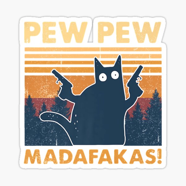 Item preview, Vintage Pewpewpew Mada-Fakas Crazy Pew Gato Premium designed and sold by oaftcthxymk75.