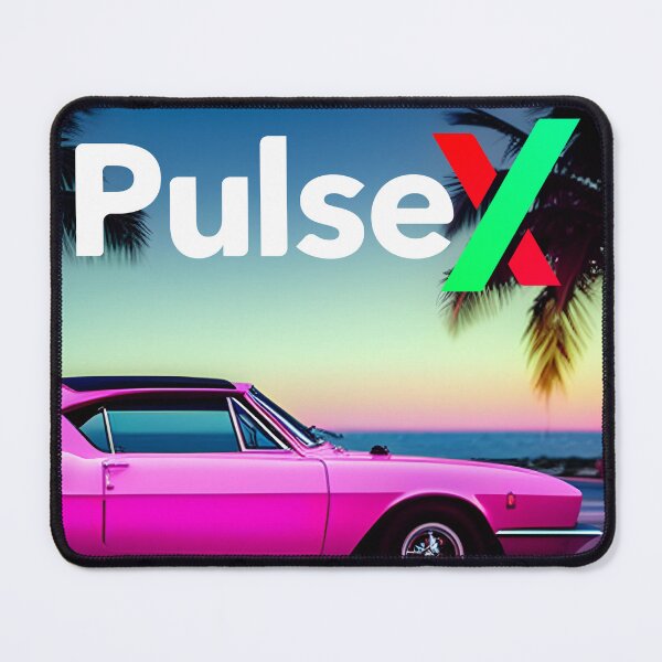 Item preview, PulseX Vintage Muscle Car Sunset - Crypto Logo designed and sold by GetCryptoSwag.