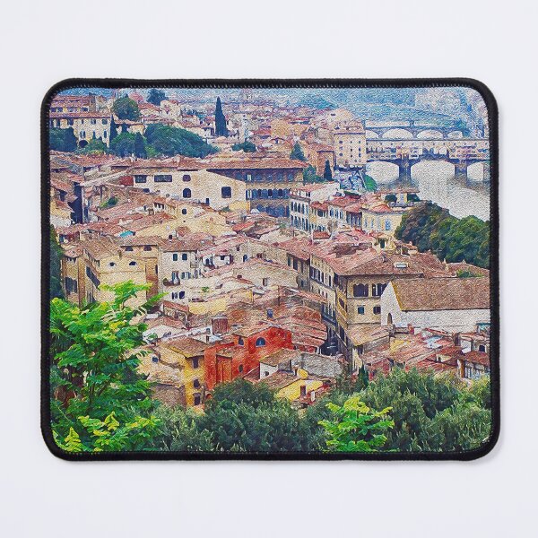 Item preview, FLORENCE AND THE PONTE VECCHIO designed and sold by ArtbyRolleen.