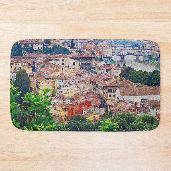 Item preview, FLORENCE AND THE PONTE VECCHIO designed and sold by ArtbyRolleen.