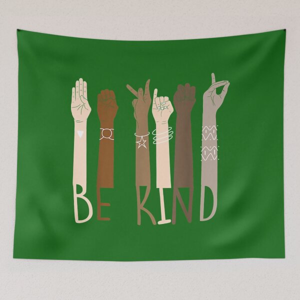 Item preview, Be Kind Hand Sign Language Teachers Melanin Interpreter ASL  Top 	 designed and sold by dmrbnyuj85.