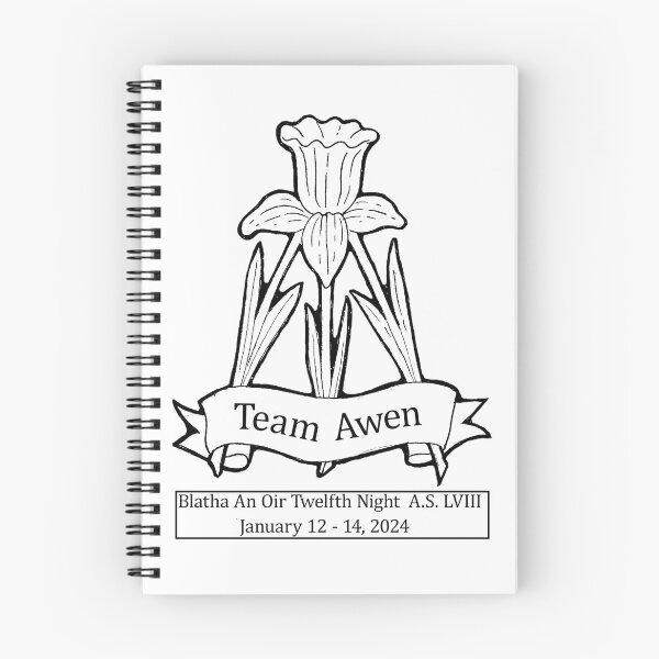 Item preview, Team Awen- 12th Night 2024 designed and sold by An Tir BumbleLion.