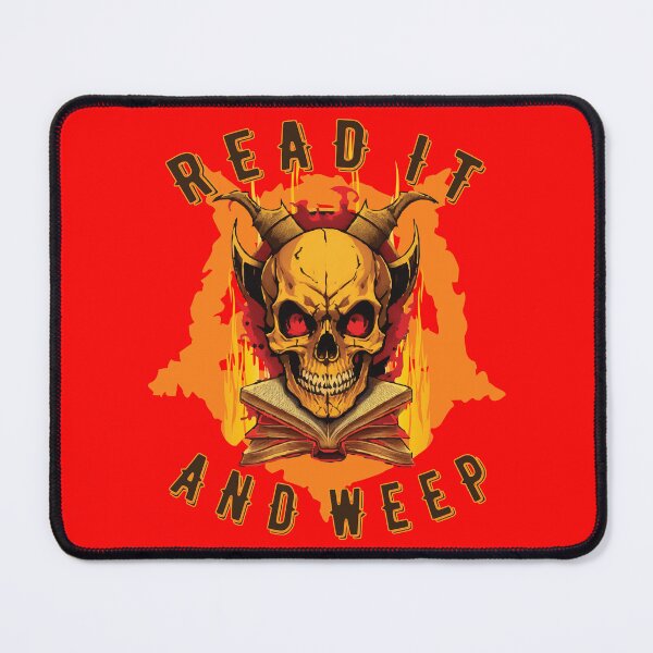 Item preview, Horned skull sitting on flaming books. designed and sold by KoandZo.