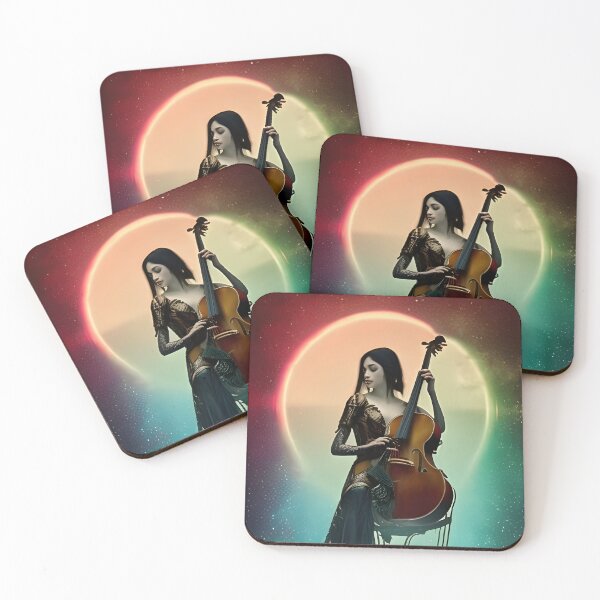 Item preview, Woman with playing cello designed and sold by simaso.