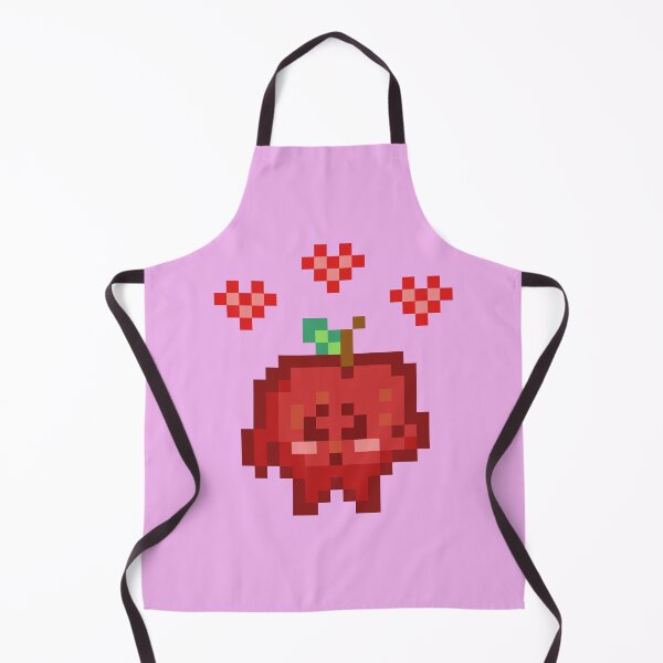 Item preview, Cute pixel apple buddy love hearts designed and sold by LilComfyFella.