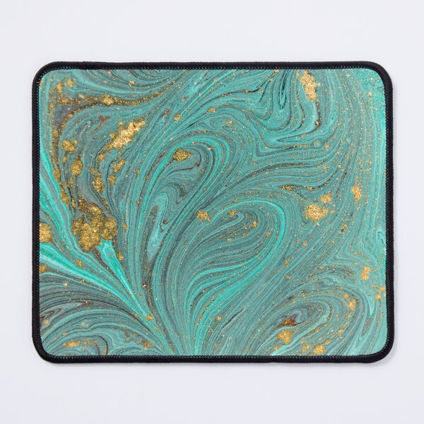 Item preview, Turquoise Teal Gold Agate Geode Gem Print Luxury Gemstone Lake Superior Agate Beautiful Rock designed and sold by CapturedByeJ.