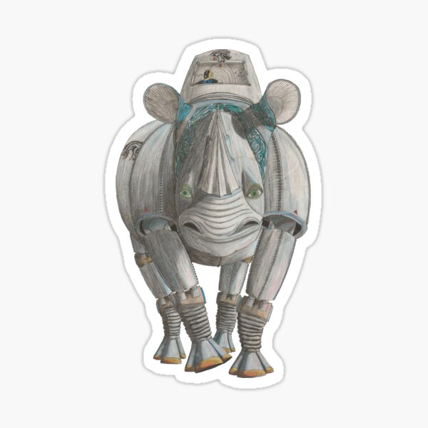 Titian Lion Kings, Mechanical Rhino Solo Sticker