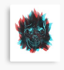 Fashion Skull Art Canvas Print