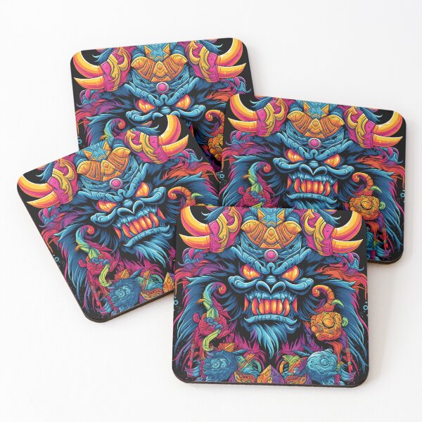 Item preview, Scibble - The Mayan Monster Mask designed and sold by LartographicArt.