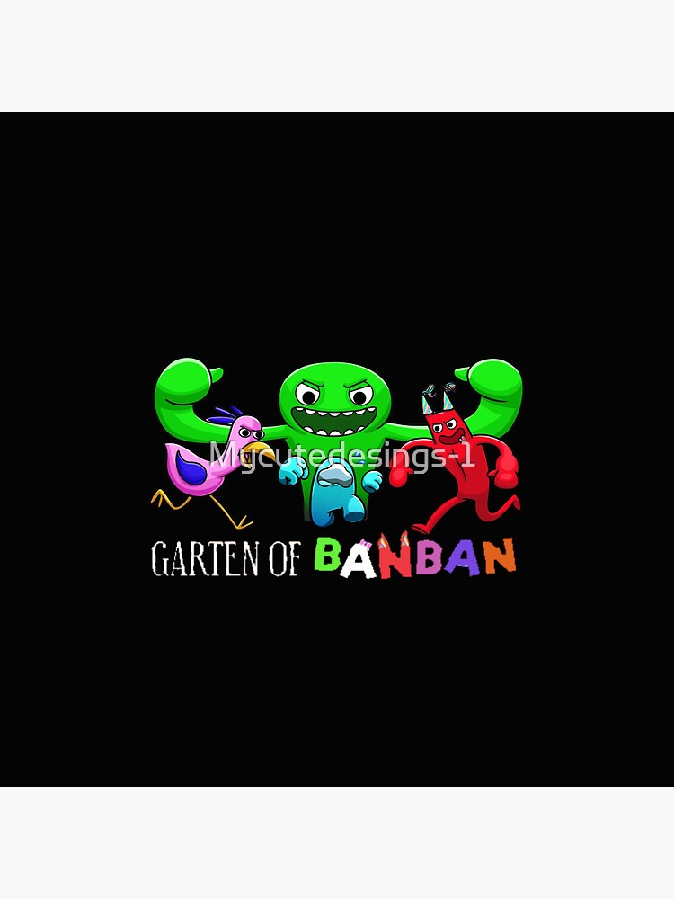 garten of banban nabnab look. Garten of Banban character. Horror games  2023. Blue. Halloween Kids T-Shirt for Sale by Mycutedesings-1