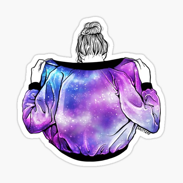Galaxy Jacket Sticker